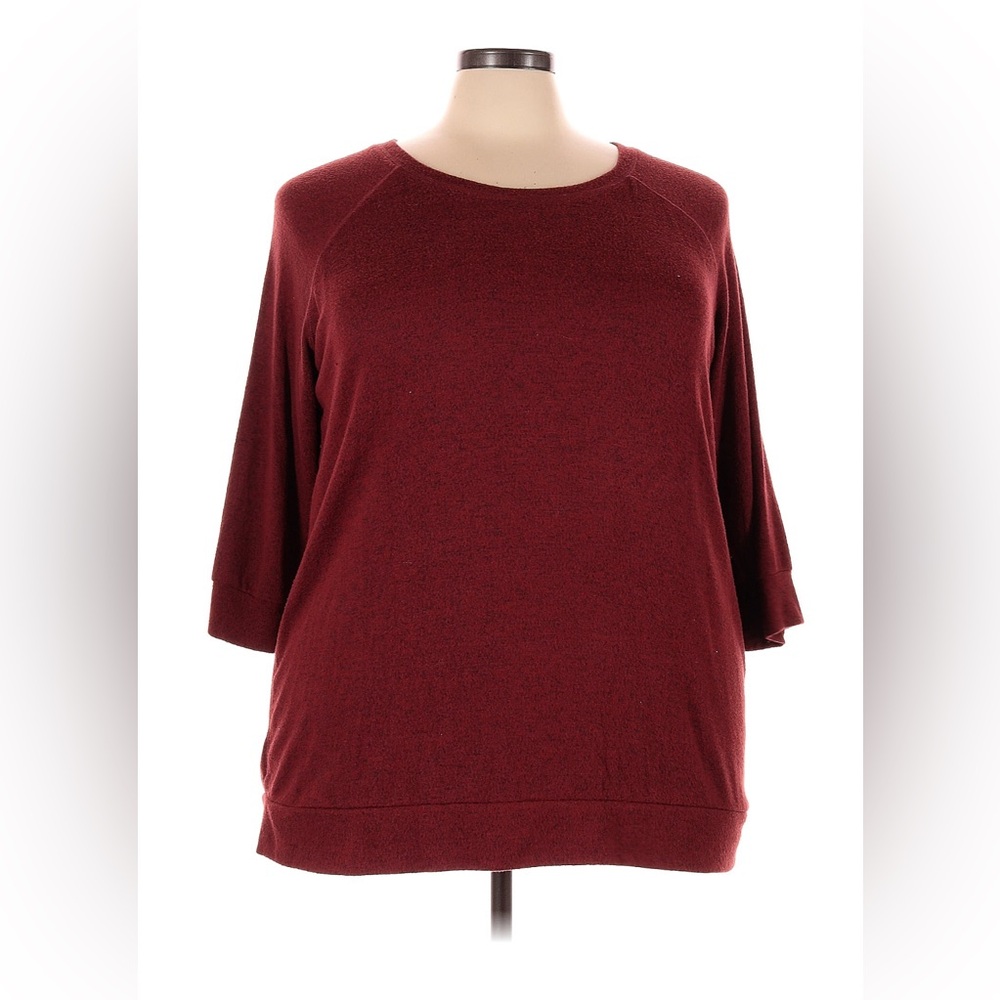 Market & Spruce red sweater 3X or 2X